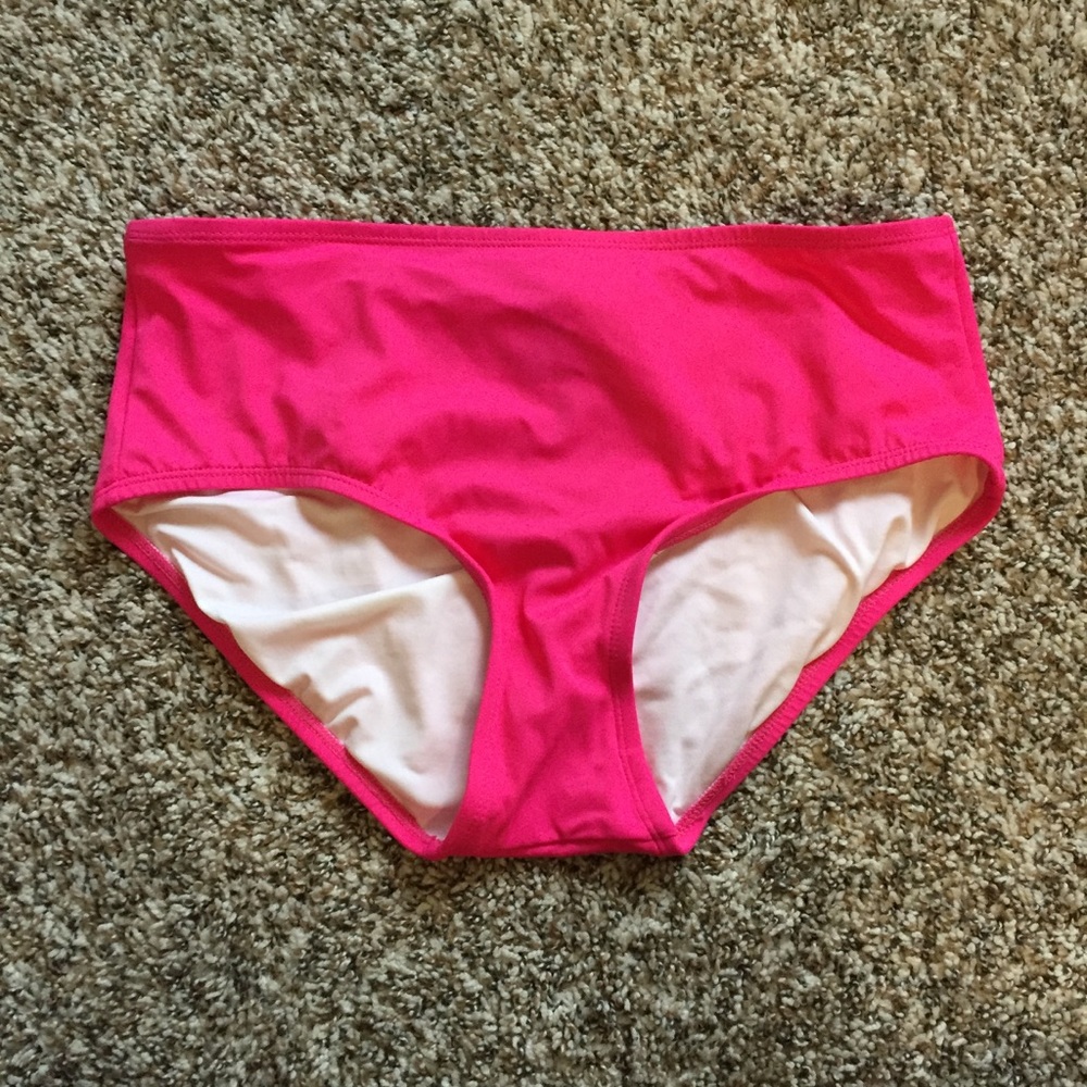 NWOT Relativity Neon Pink Hipster Bikini Bottoms